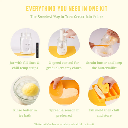 The ButtrCo Homemade Butter Kit