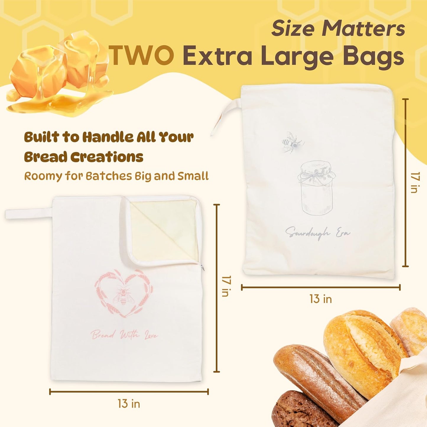 Buttr. Co Heritage Beeswax Breadbags