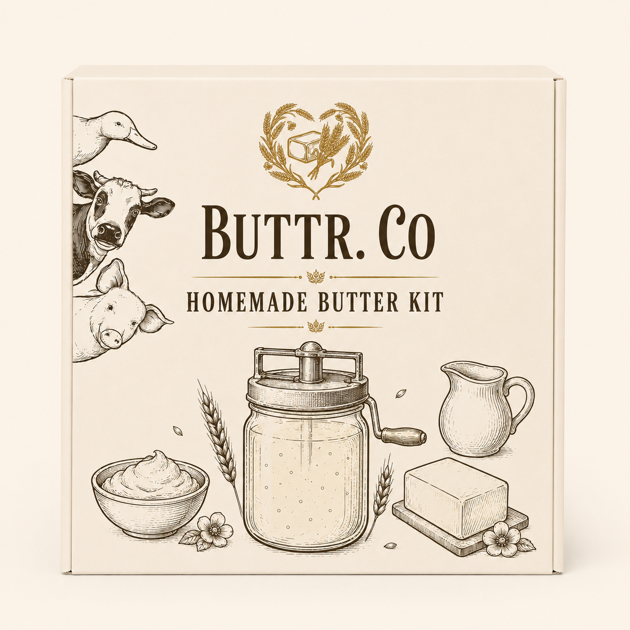 The ButtrCo Homemade Butter Kit
